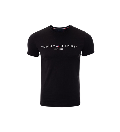 TOMMY HILFIGER KOSZULKA T-SHIRT CORE TOMMY LOGO TEE BLACK MW0MW11465 BAS