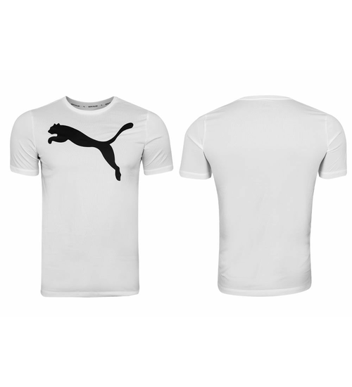 PUMA MĘSKA KOSZULKA T-SHIRT ACTIVE BIG LOGO TEE WHITE 586724 02