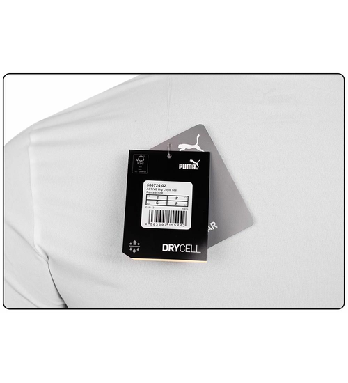PUMA MĘSKA KOSZULKA T-SHIRT ACTIVE BIG LOGO TEE WHITE 586724 02