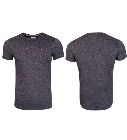 TOMMY HILFIGER KOSZULKA MĘSKA T-SHIRT TJM SLIM JASPE C NECK GRAFITOWA DM0DM09586 BDS