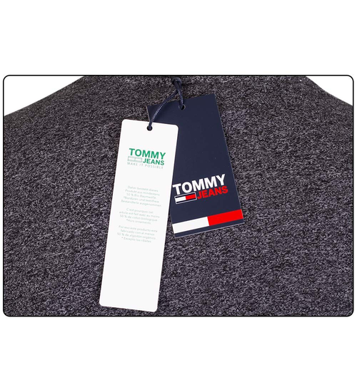 TOMMY HILFIGER KOSZULKA MĘSKA T-SHIRT TJM SLIM JASPE C NECK GRAFITOWA DM0DM09586 BDS