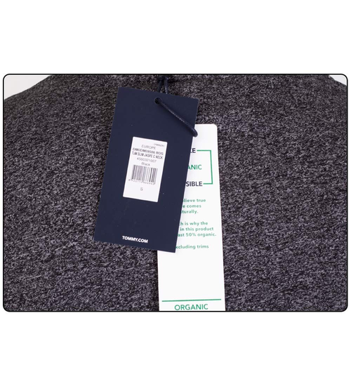 TOMMY HILFIGER KOSZULKA MĘSKA T-SHIRT TJM SLIM JASPE C NECK GRAFITOWA DM0DM09586 BDS