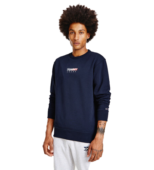 TOMMY HILFIGER SWEATSHIRT HERREN TJM ENTRY GRAPHIC CREW NAVY DM0DM11627 C87 - Größe: L