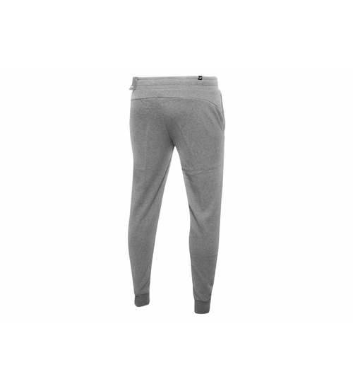 PUMA SPODNIE MĘSKIE DRESOWE BAWEŁNIANE ESS LOGO PANTS GRAY 586714 03