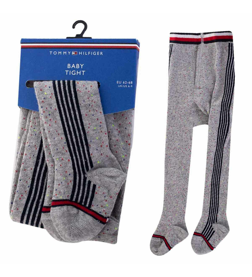 TOMMY HILFIGER RAJSTOPKI DZIECIĘCE GREY 701210511 002