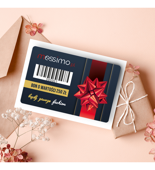 KARTA PODARUNKOWA O WARTOŚCI 250zł 
