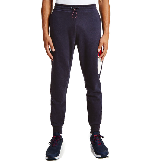 TOMMY HILFIGER MĘSKIE SPODNIE DRESOWE GRAPHIC PANT NAVY MW0MW19763 DW5
