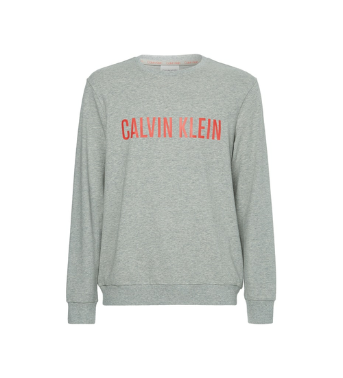 CALVIN KLEIN BLUZA MĘSKA CIENKA L/S SWEATSHIRT GRAY 000NM1960E W6K
