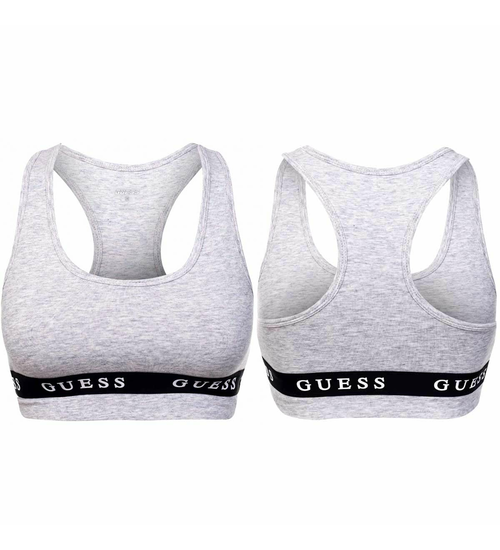 GUESS DAMSKI BIUSTONOSZ STANIK ALINE TOP ECO STRETCH GREY V2RP07KABR0 H9D2 