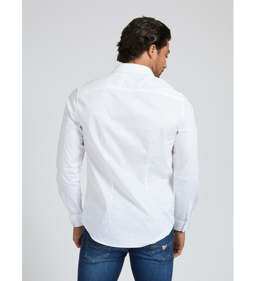 GUESS KOSZULA MĘSKA GARNITUROWA LS SUNSET SHIRT WHITE M1YH20W7ZK1 G011