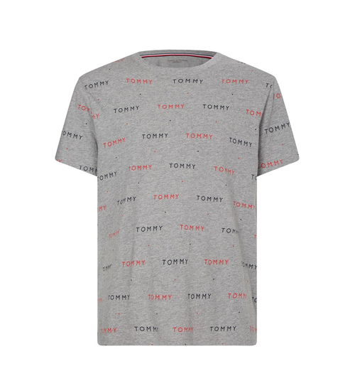 TOMMY HILFIGER KOSZULKA MĘSKA T-SHIRT CN SS TEE PRINT GRAY UM0UM02132 0IM