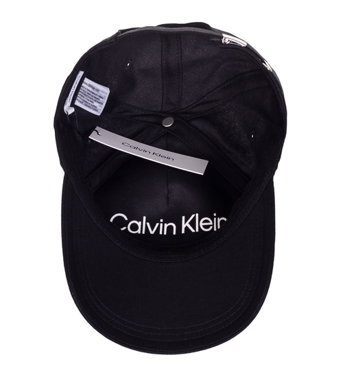 CALVIN KLEIN CZAPKA Z DASZKIEM RE-LOCK BB CAP BLACK K60K609168 BAX