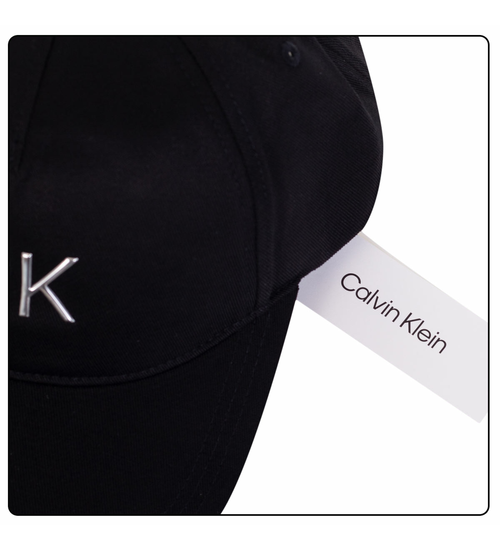 CALVIN KLEIN CZAPKA Z DASZKIEM RE-LOCK BB CAP BLACK K60K609168 BAX
