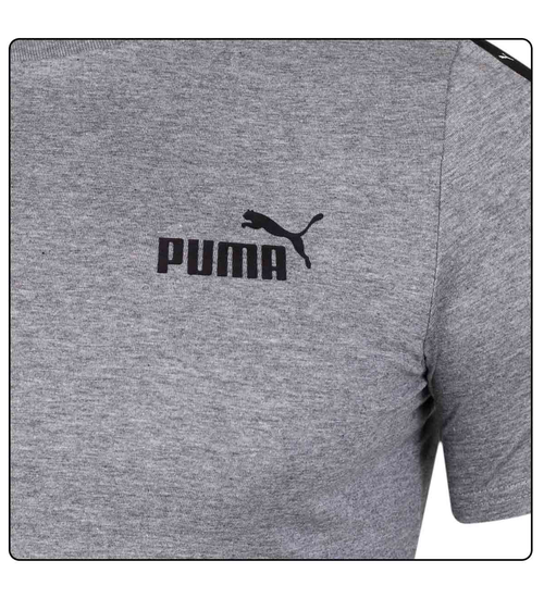 PUMA KOSZULKA MĘSKA T-SHIRT ESS TAPE TEE GRAY 847382 03