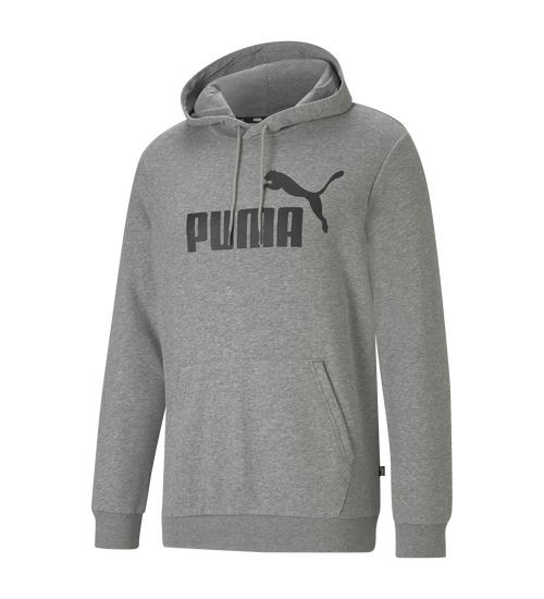 PUMA MĘSKA BLUZA DRESOWA BAWEŁNIANA Z KAPTUREM ESS BIG LOGO HOODIE GRAY 586688 03
