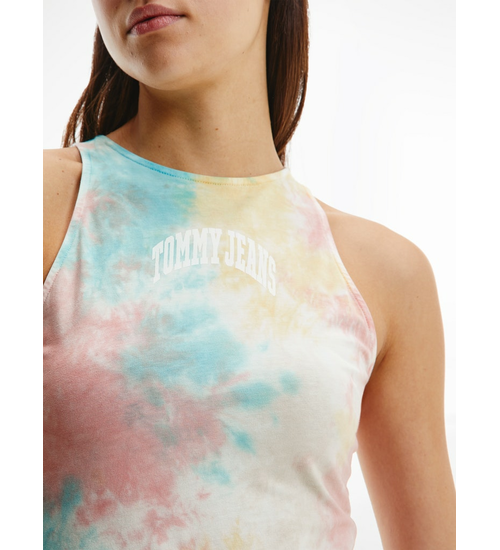 TOMMY HILFIGER SUKIENKA DAMSKA TJW MULTI TIE DYE SKAKTER DRESS COLORFUL DW0DW12867 0K6