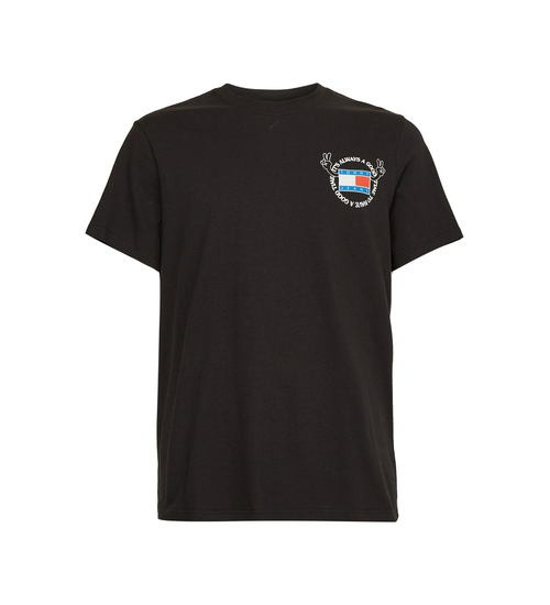 TOMMY HILFIGER KOSZULKA MĘSKA T-SHIRT TJM TOMMY PHILOSOTEE 3 BLACK DM0DM12858 BDS