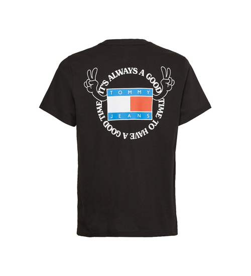 TOMMY HILFIGER KOSZULKA MĘSKA T-SHIRT TJM TOMMY PHILOSOTEE 3 BLACK DM0DM12858 BDS