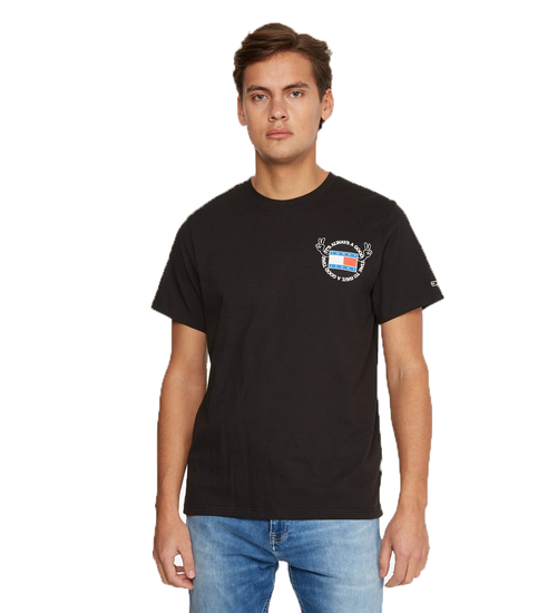 TOMMY HILFIGER KOSZULKA MĘSKA T-SHIRT TJM TOMMY PHILOSOTEE 3 BLACK DM0DM12858 BDS