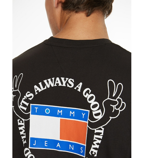 TOMMY HILFIGER KOSZULKA MĘSKA T-SHIRT TJM TOMMY PHILOSOTEE 3 BLACK DM0DM12858 BDS