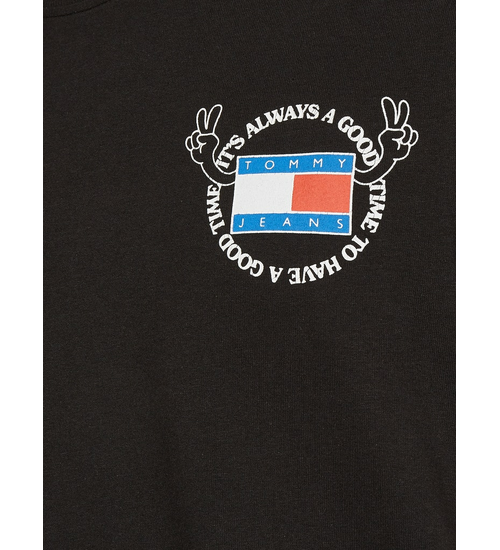 TOMMY HILFIGER KOSZULKA MĘSKA T-SHIRT TJM TOMMY PHILOSOTEE 3 BLACK DM0DM12858 BDS