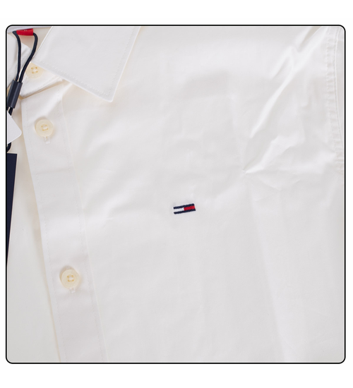 TOMMY HILFIGER HERREN HEMD TJM ORIGINAL STRETCH SHIRT WHITE DM0DM04405 100