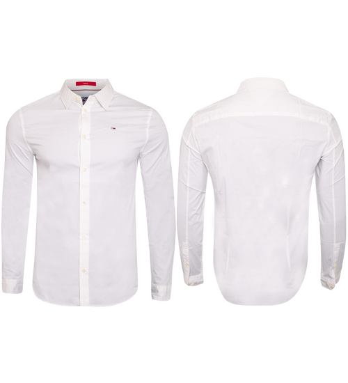 TOMMY HILFIGER HERREN HEMD TJM ORIGINAL STRETCH SHIRT WHITE DM0DM04405 100