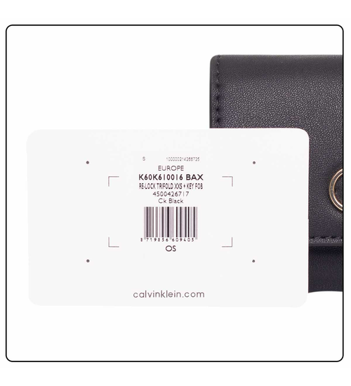 Calvin Klein RE-LOCK TRIFOLD XXS K60K610016 BAX