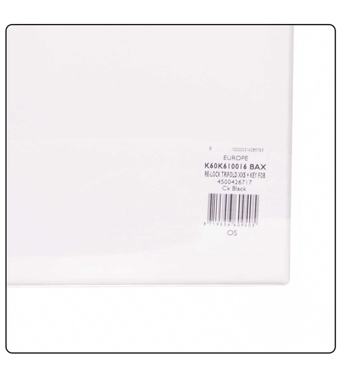 Calvin Klein RE-LOCK TRIFOLD XXS K60K610016 BAX