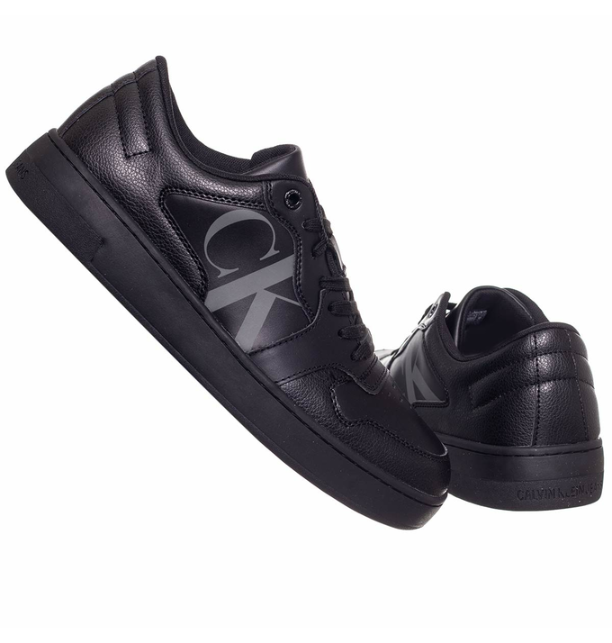 CALVIN KLEIN HERREN SCHUHE BASKET CUPSOLE BOLD MONO LTH BLACK