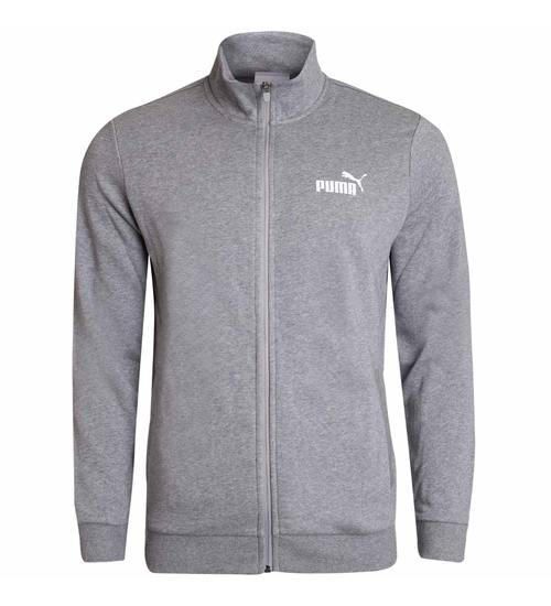 PUMA KOMPLETTER SWEATANZUG BAUMWOLLE CLEAN SWEAT SUIT SCHWARZ-GRAU 585840 03