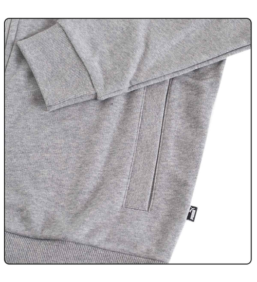 PUMA KOMPLETTER SWEATANZUG BAUMWOLLE CLEAN SWEAT SUIT SCHWARZ-GRAU 585840 03