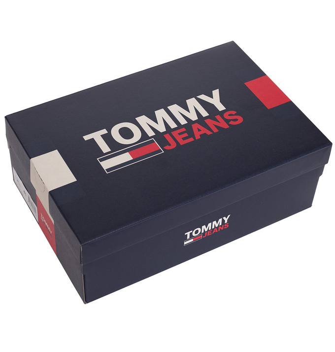 TOMMY HILFIGER HERREN SCHUHE RETRO LEATHER TJM ESS MARINEBLAU 