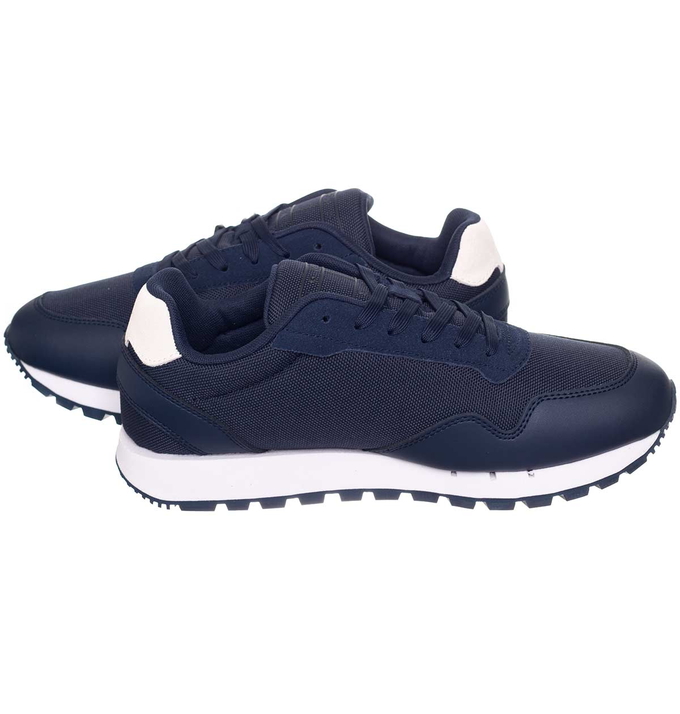 TOMMY HILFIGER HERREN SCHUHE RETRO LEATHER TJM ESS MARINEBLAU 