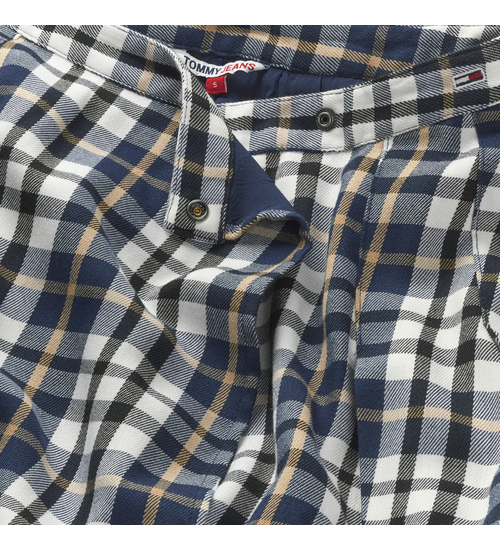 Tommy Hilfiger TJW CHECK PLEATED MI DW0DW14420 YBR M