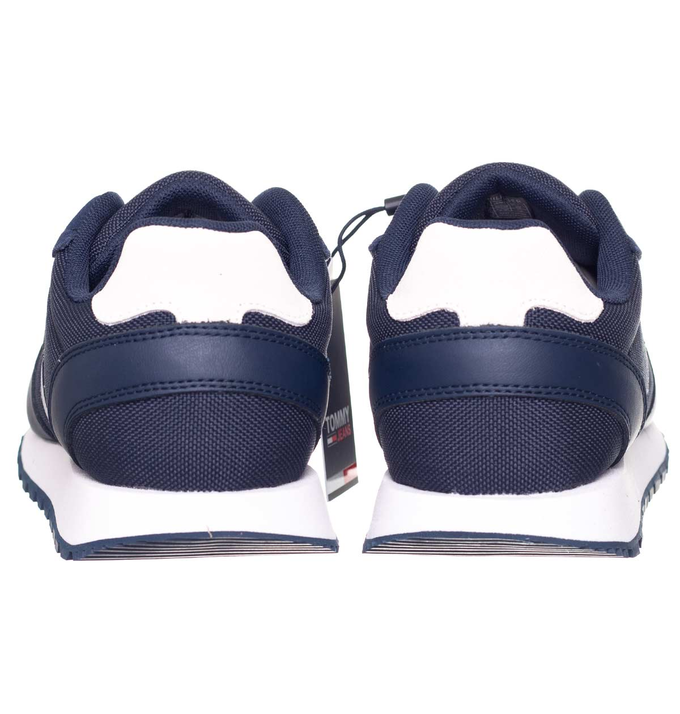 TOMMY HILFIGER HERREN SCHUHE RETRO LEATHER TJM ESS MARINEBLAU 