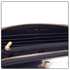 TOMMY HILFIGER GELDBÖRSE DAMEN TH CHIC LARGE ZA SCHWARZ AW0AW13649 BDS