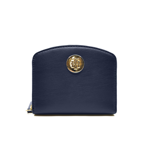 TOMMY HILFIGER GIFTBOX GELDBÖRSE + SCHLÜSSELANHÄNGER GESCHENK TH CHIC MED WALLET AND CHARM GP MARINEBLAU AW0AW14008 DW6