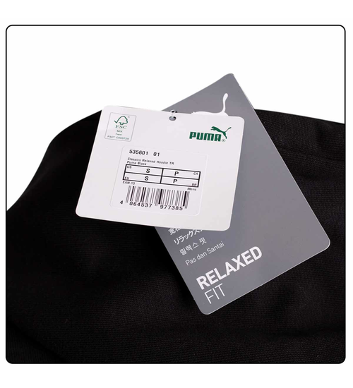 Puma bluza Classics Relaxed Hoodie TR Puma Bl 535601 01 L