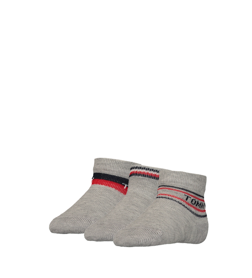 Tommy Hilfiger TH BABY SOCK 3P GIFTBOX light grey melange 701222674 002 15-18