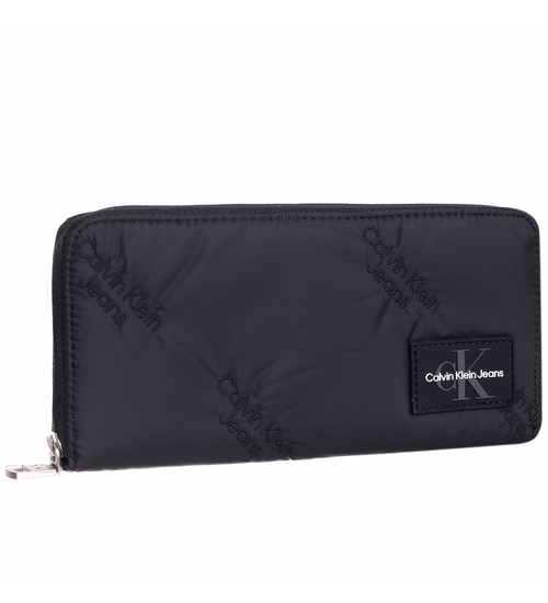 CALVIN KLEIN DAMEN-GELDBÖRSE PUFFY ZIP AROUND BLACK K60K611243 BDS