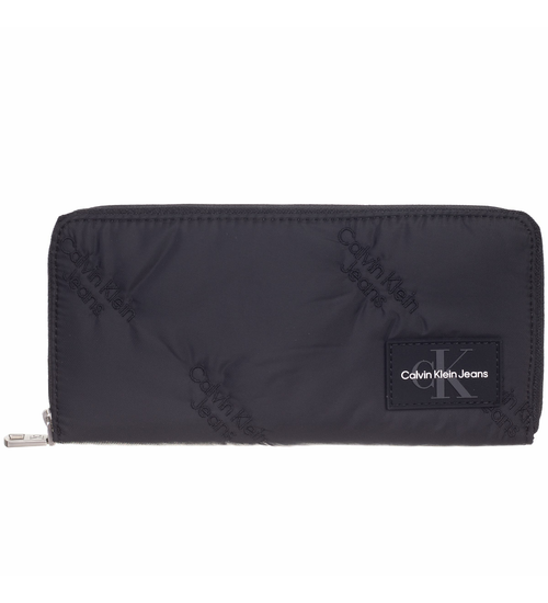 CALVIN KLEIN DAMEN-GELDBÖRSE PUFFY ZIP AROUND BLACK K60K611243 BDS