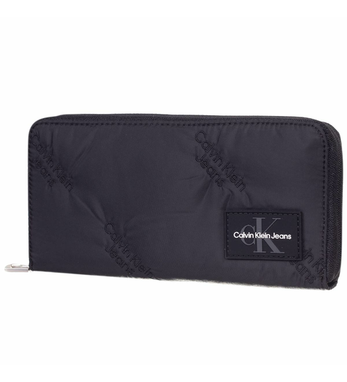 CALVIN KLEIN DAMEN-GELDBÖRSE PUFFY ZIP AROUND BLACK K60K611243 BDS