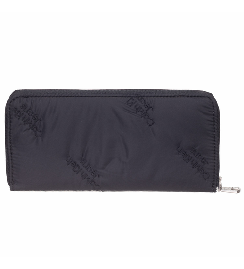 CALVIN KLEIN DAMEN-GELDBÖRSE PUFFY ZIP AROUND BLACK K60K611243 BDS