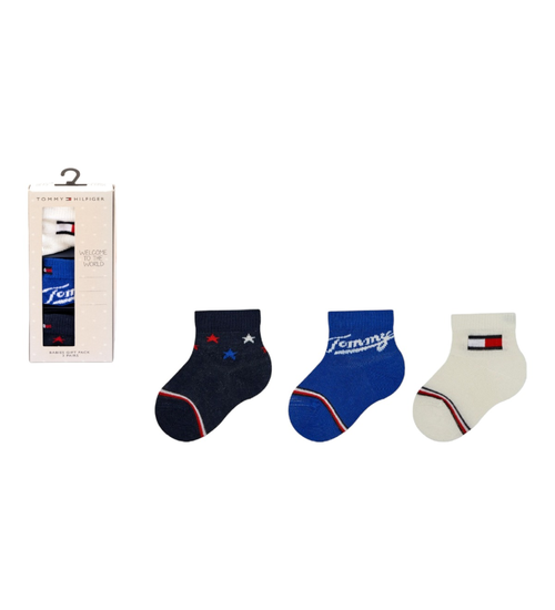 Tommy Hilfiger TH BABY SOCK 3P ICONIC GIFTBOX tommy original 701224997 001 15-18