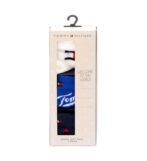 Tommy Hilfiger TH BABY SOCK 3P ICONIC GIFTBOX tommy original 701224997 001 15-18