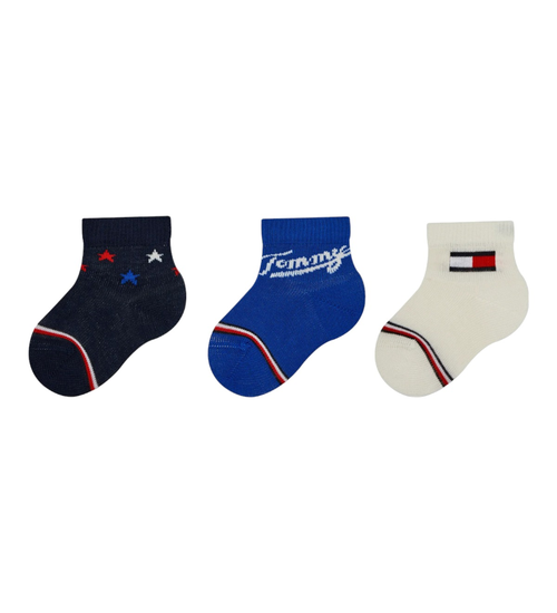 Tommy Hilfiger TH BABY SOCK 3P ICONIC GIFTBOX tommy original 701224997 001 15-18