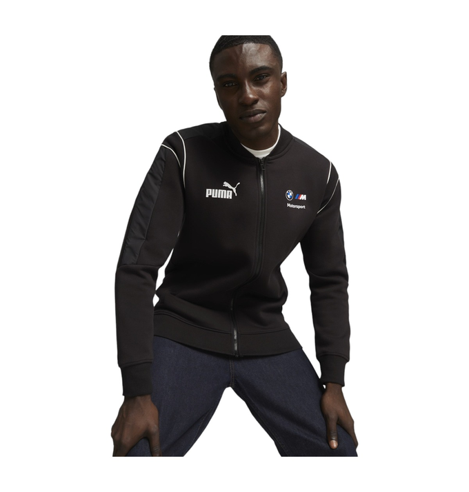 PUMA HERRENBLUSE BMW MMS MT7 SWEAT JACKET BLACK 621213 01 Messimo