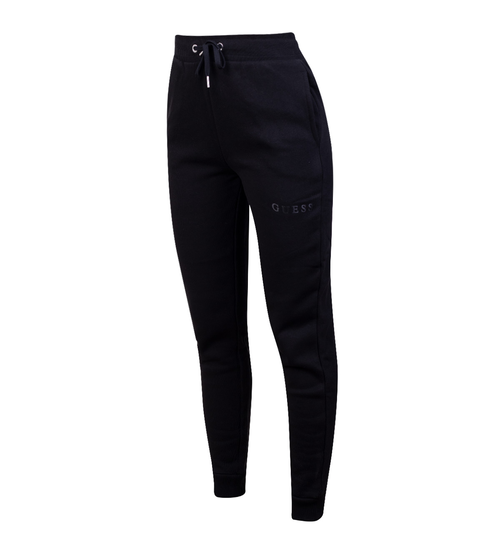 GUESS DAMSKIE SPODNIE DRESOWE ALENE CUFF LONG PANT BLACK V2RB23K9V31 JBLK