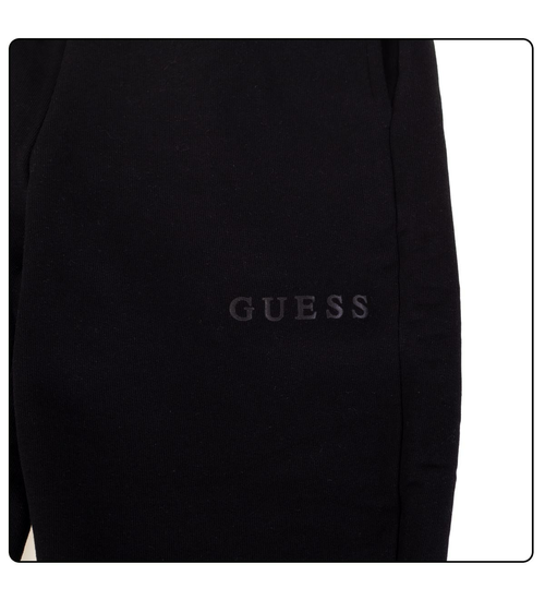 GUESS DAMSKIE SPODNIE DRESOWE ALENE CUFF LONG PANT BLACK V2RB23K9V31 JBLK